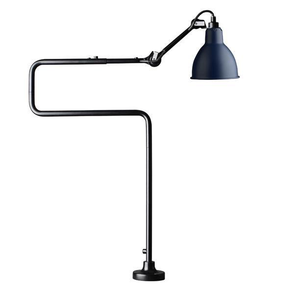 Lampe Gras N211/311 Table Lamp Mat Black & Mat Blue