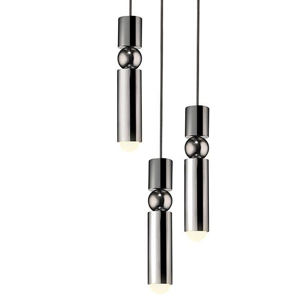 Lee Broom Fulcrum Pendant 3 Pcs Chrome