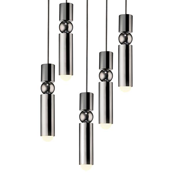 Lee Broom Fulcrum Pendant 5 Pcs Chrome