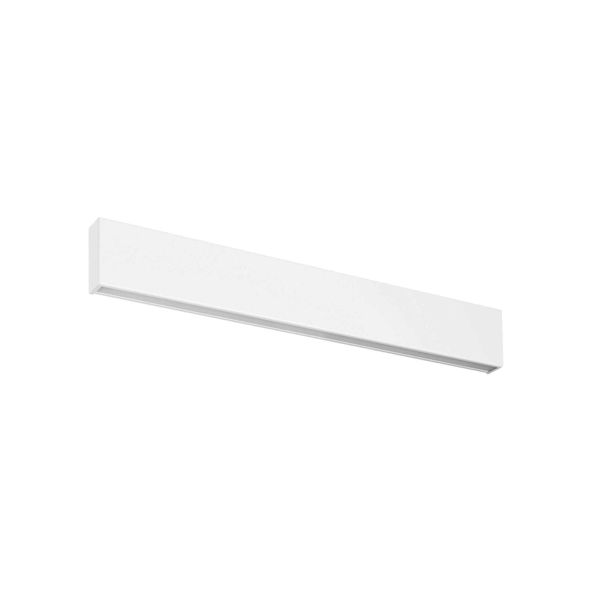 Lámpara de pared Linea Light Box_W2 Bi Emission Ø61 Blanco