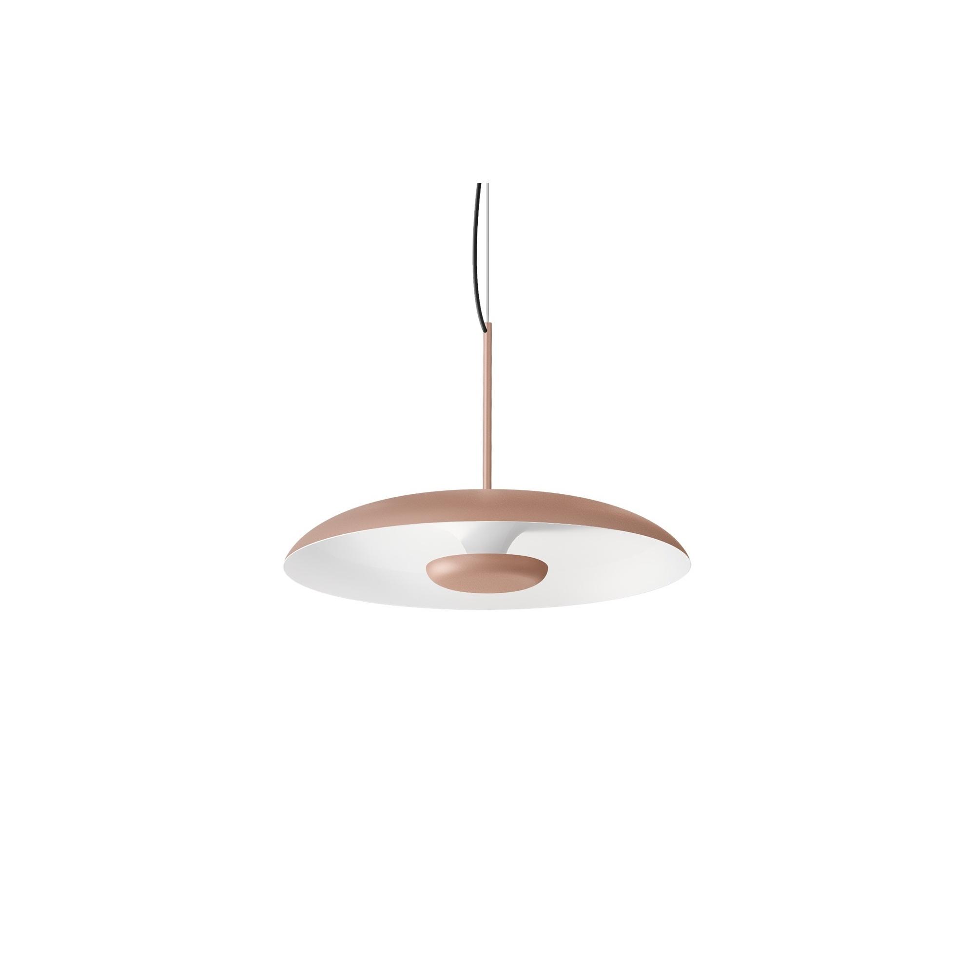 Lámpara colgante Linea Light Basin_P Ø48 Beige Rojo