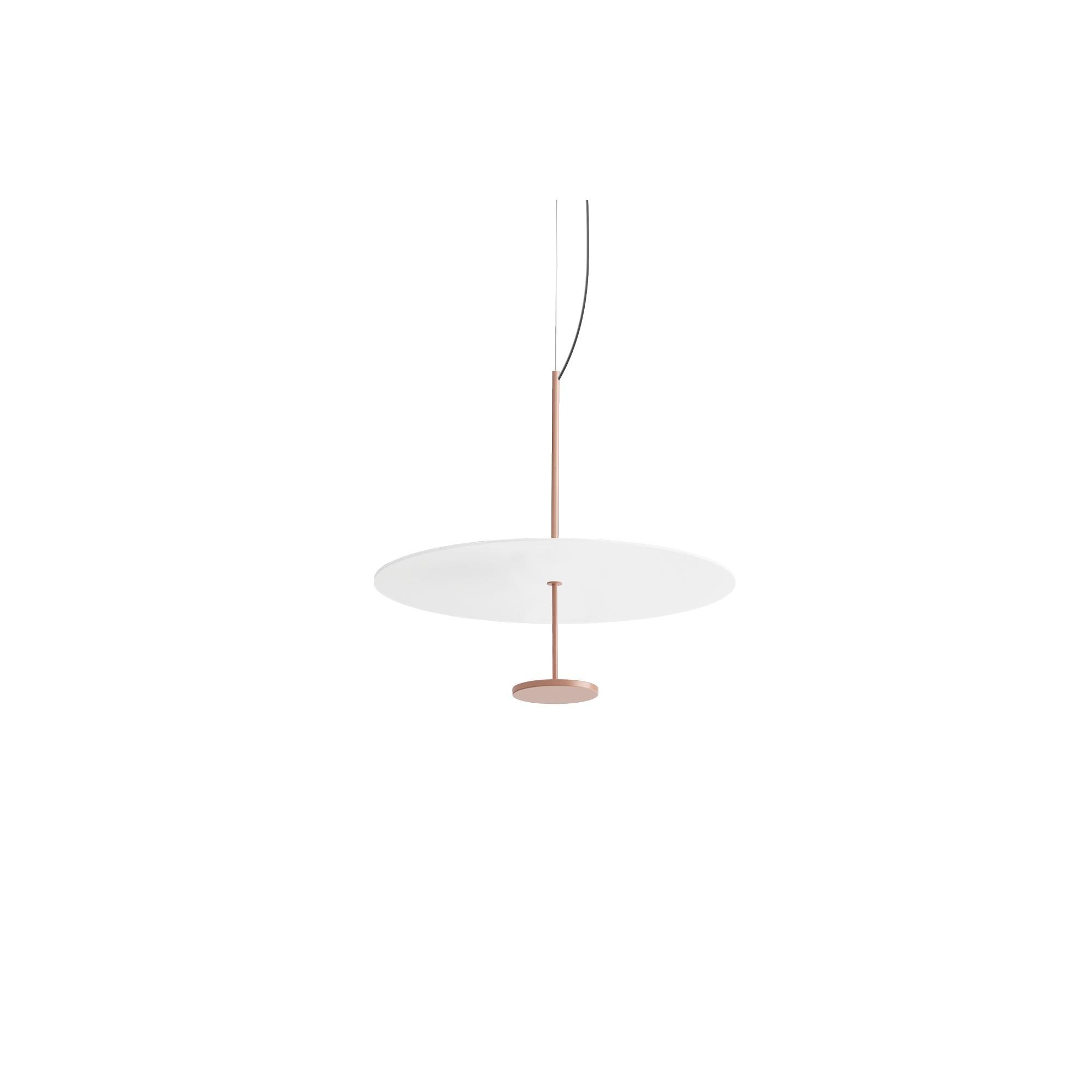 Lámpara colgante Linea Light Stilo_P Ø54 Beige Rojo