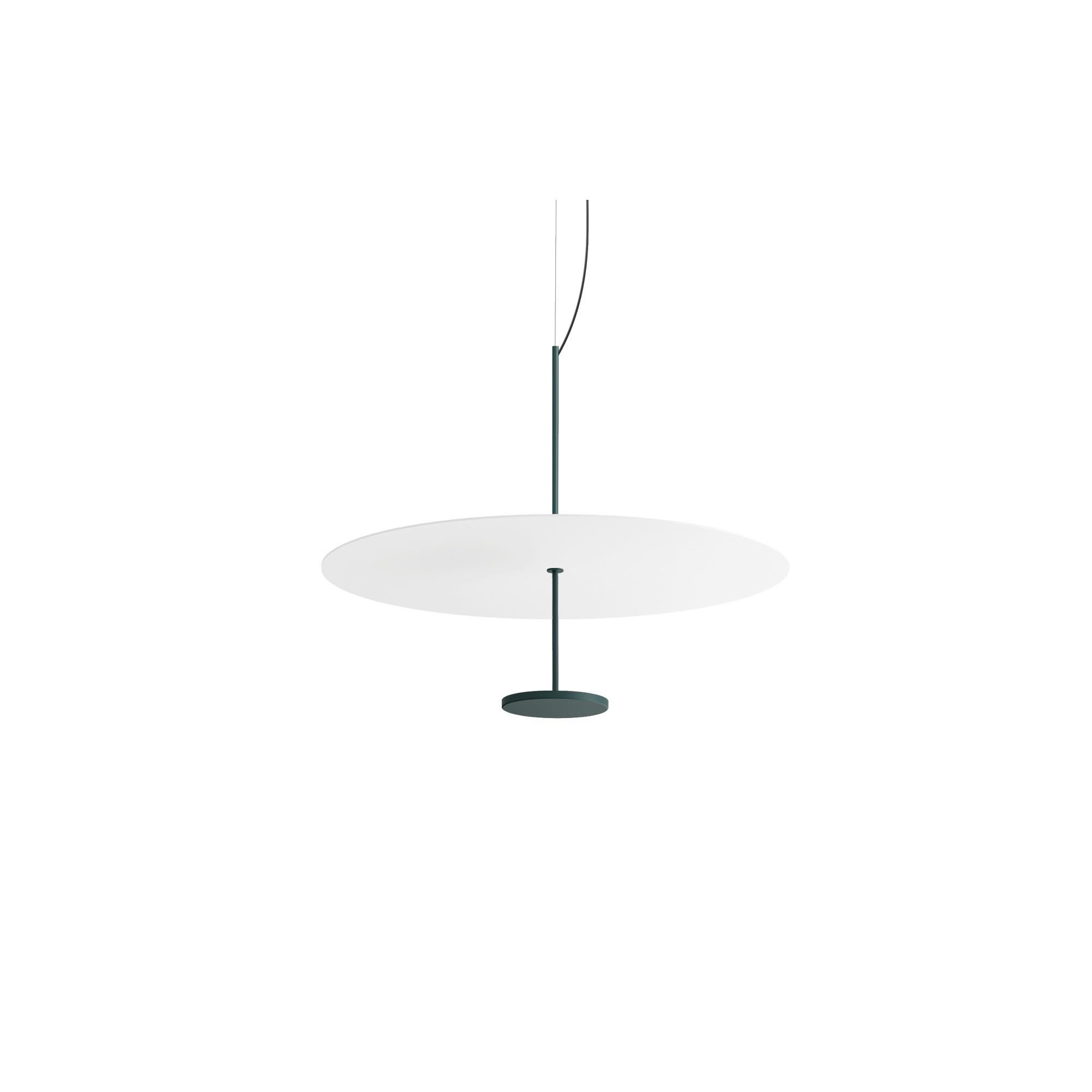 Lámpara colgante Linea Light Stilo_P Ø74 Verde Azul