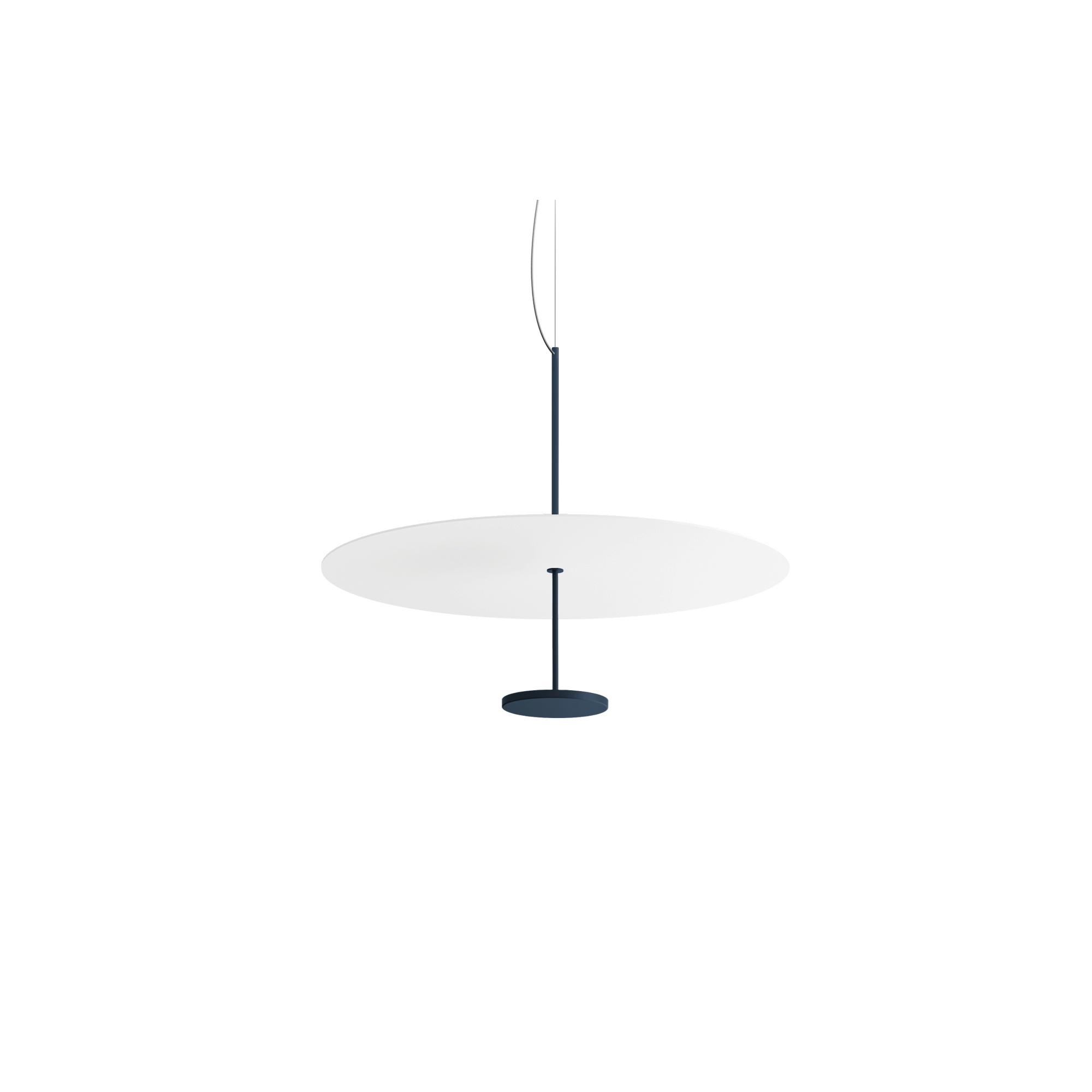 Lámpara colgante Linea Light Stilo_P Ø74 Acero Azul