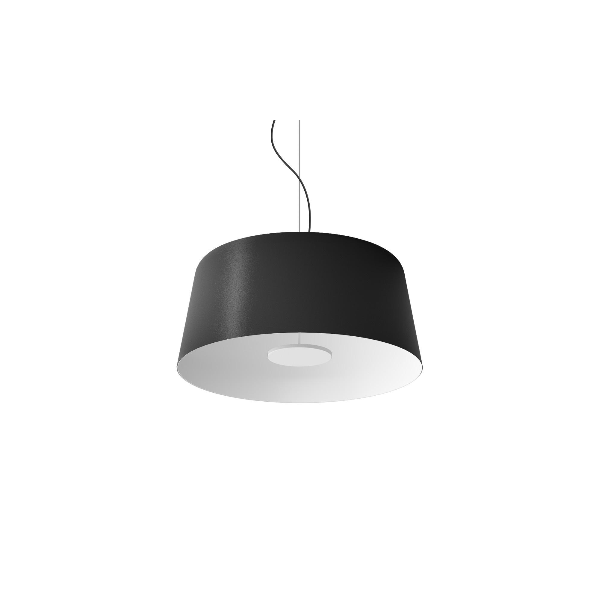 Lámpara Lámpara colgante Linea Light Delfi_P Ø65 Negro
