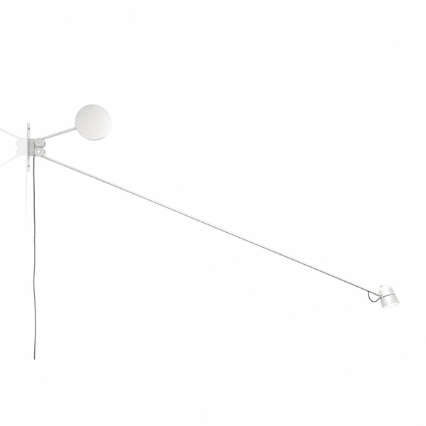 8: Luceplan Counterbalance Væglampe Hvid