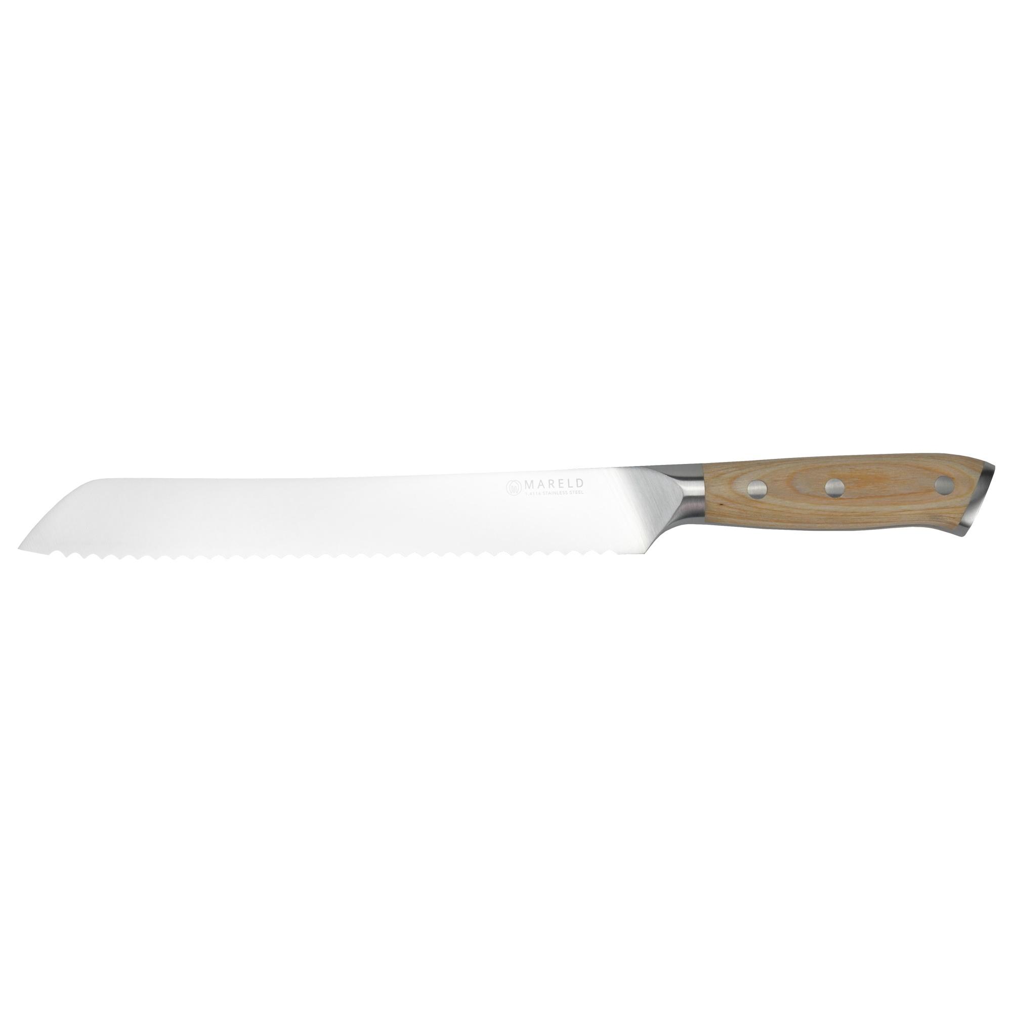 Mareld Europees Broodmes 23 cm Licht Hout