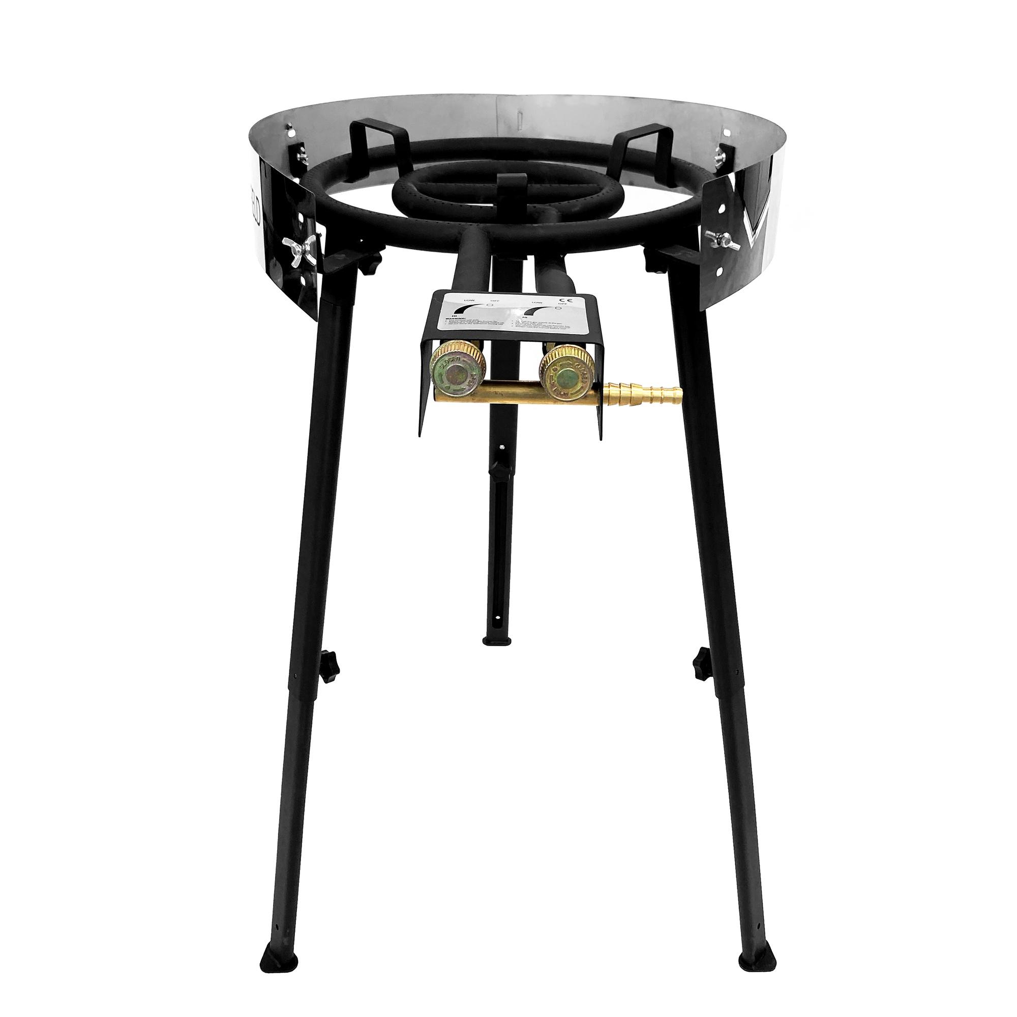 Mareld Gassbrenner med 2 Ringer 58 cm Sort