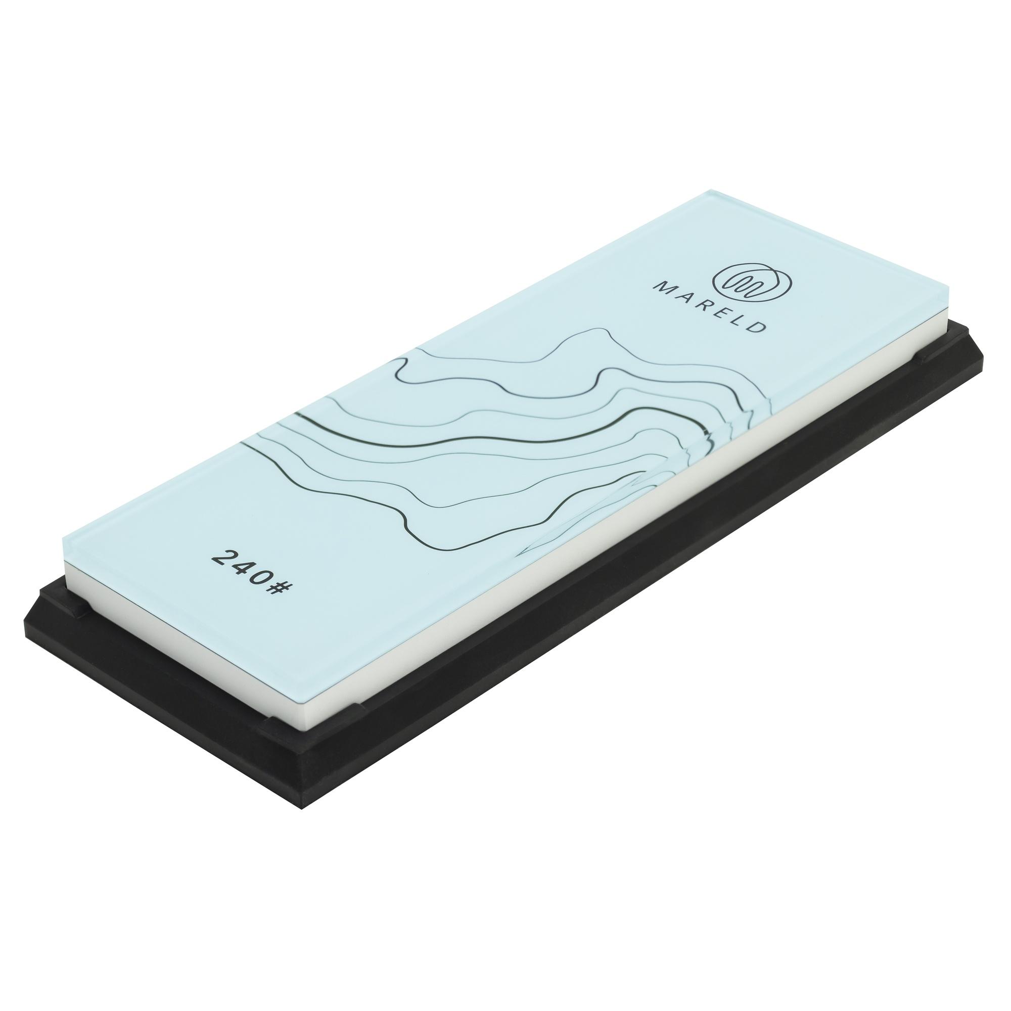 Mareld Akio Slijpsteen 240 Grit Wit/ Blauw