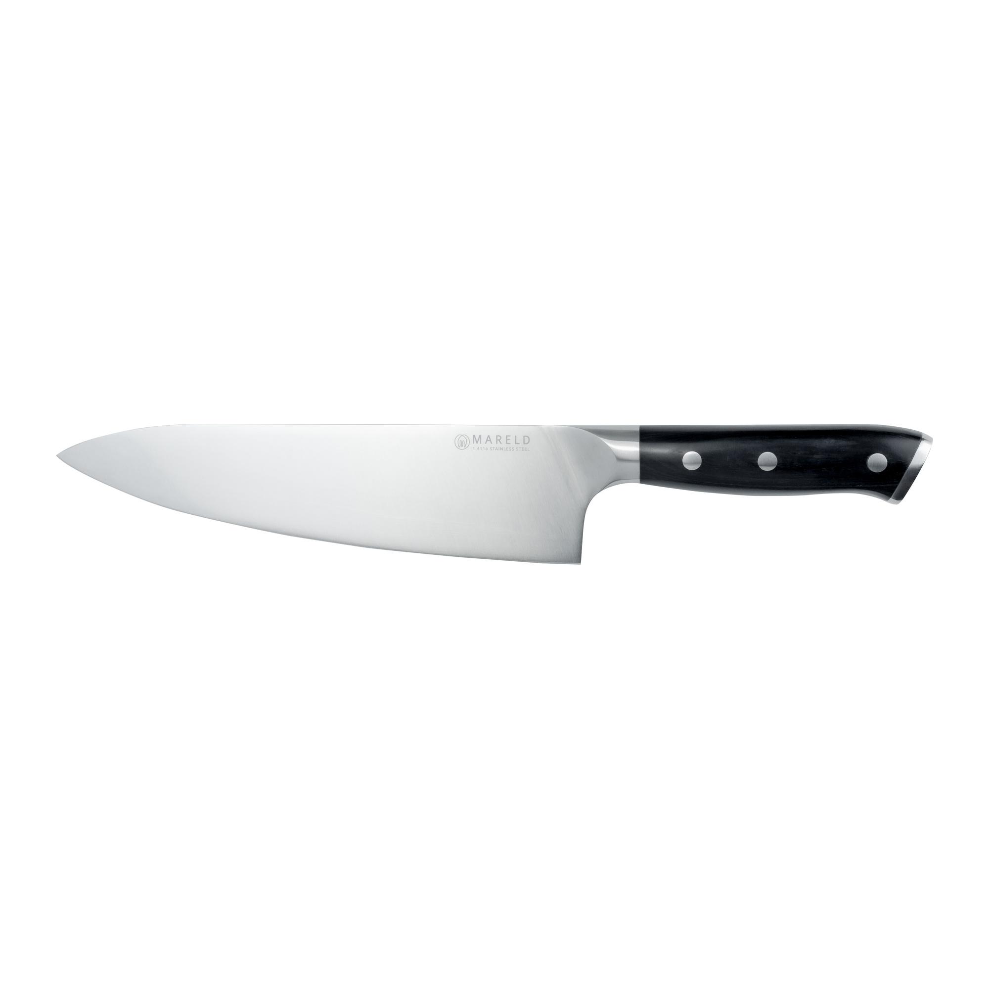 Mareld Europeisk Kokkekniv 21 cm Sort