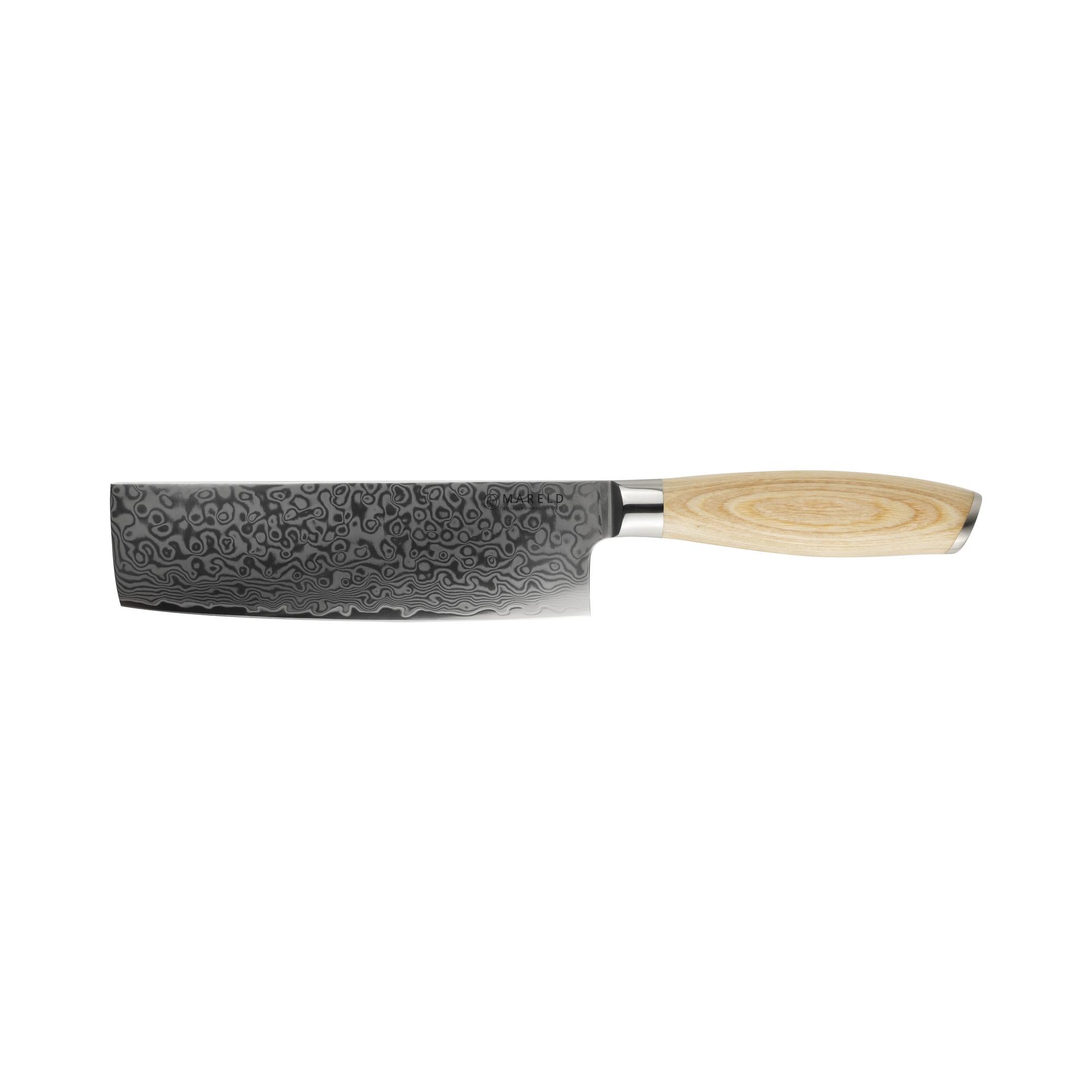 Mareld Akio Nakiri Japanisches Gemüsemesser 17 cm Holz