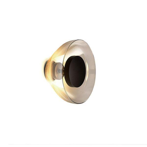 Marset Aura Wall Lamp Transparent Smoke-coloured