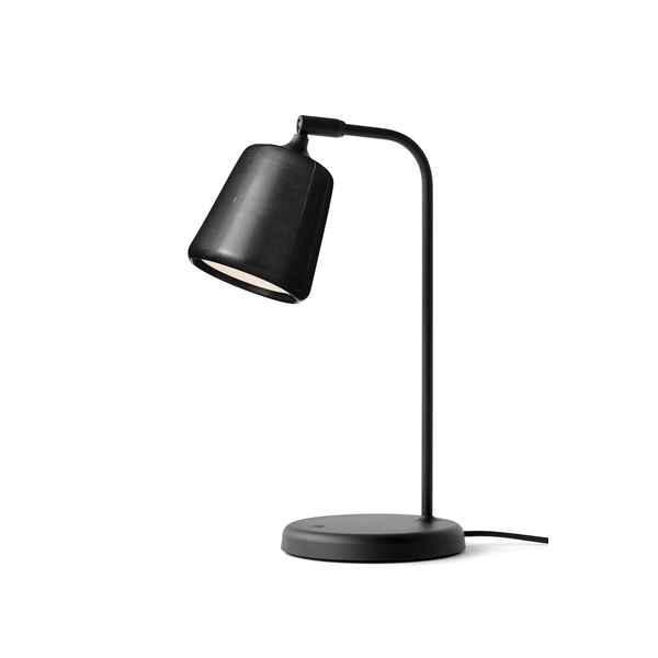 New Works Material Tafellamp - Zwart marmer