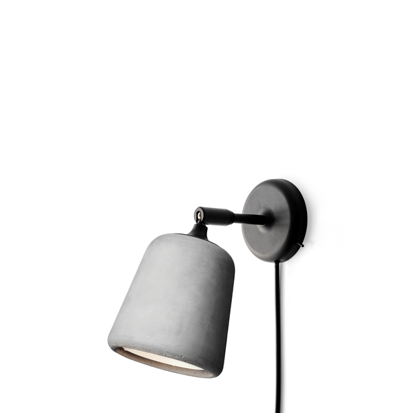 Bilde av New Works Materiale Vegglampe Lysegrå Betong