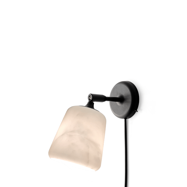 Bilde av New Works Materiale Vegglampe The Black Sheep Marble