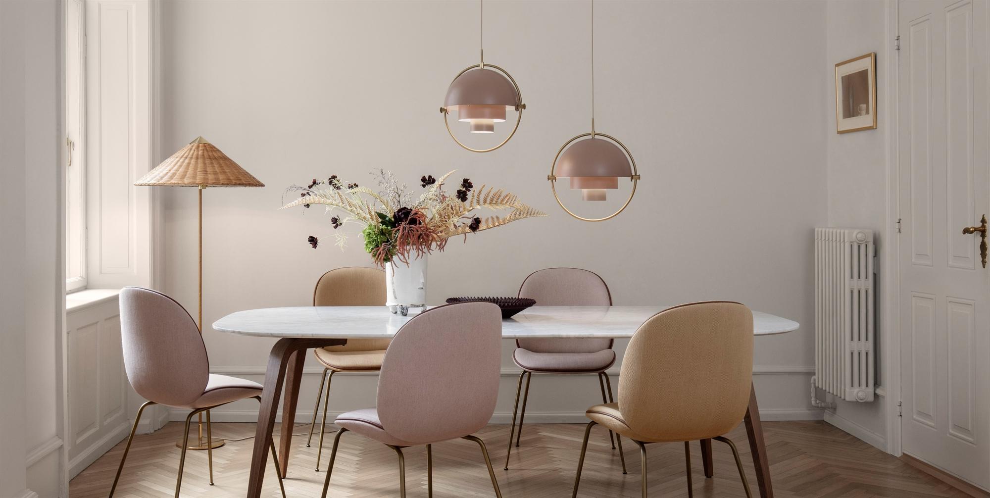 Belysningsguide: smukke lamper til spisebordet