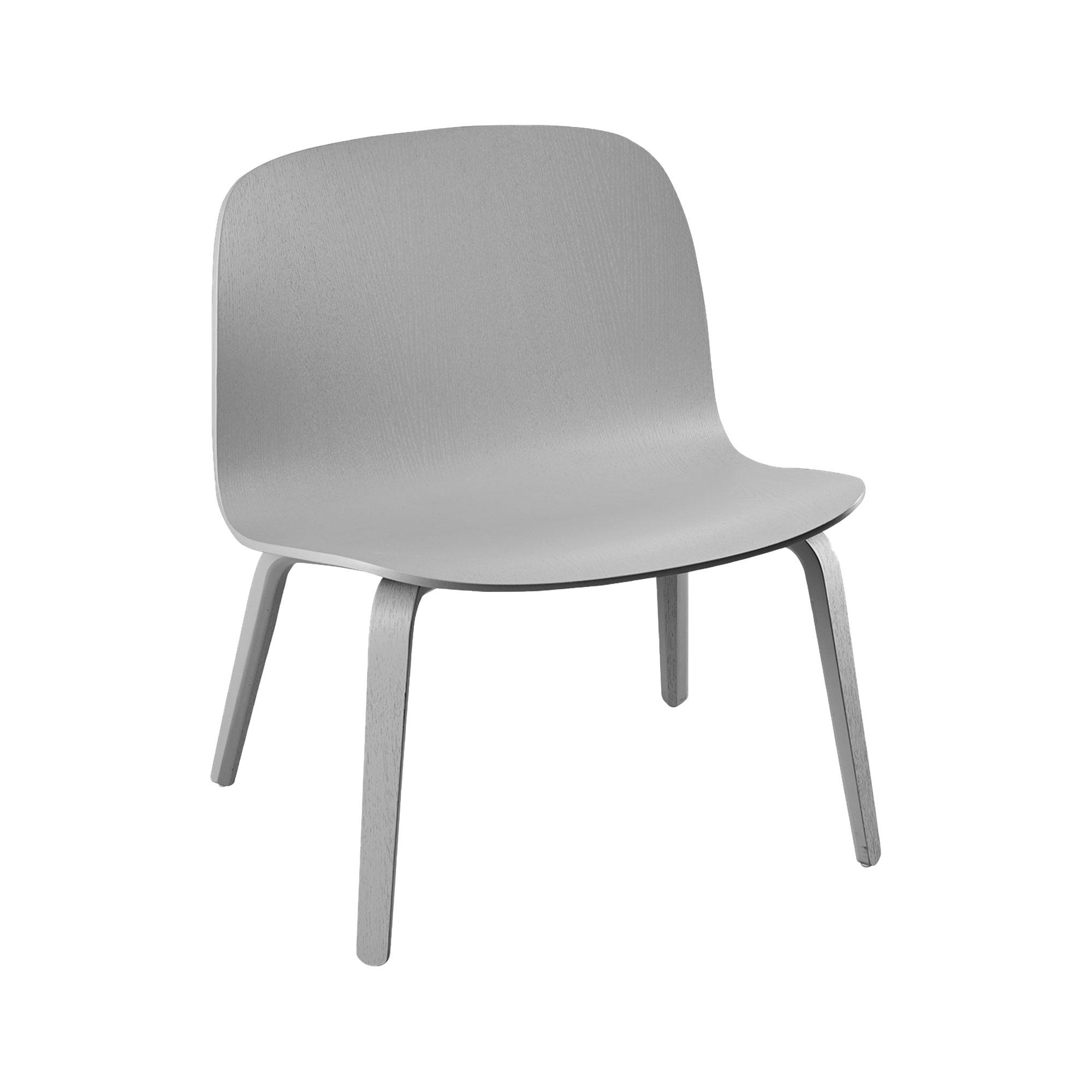 Muuto Visu Armchair w. Wood Base Gray