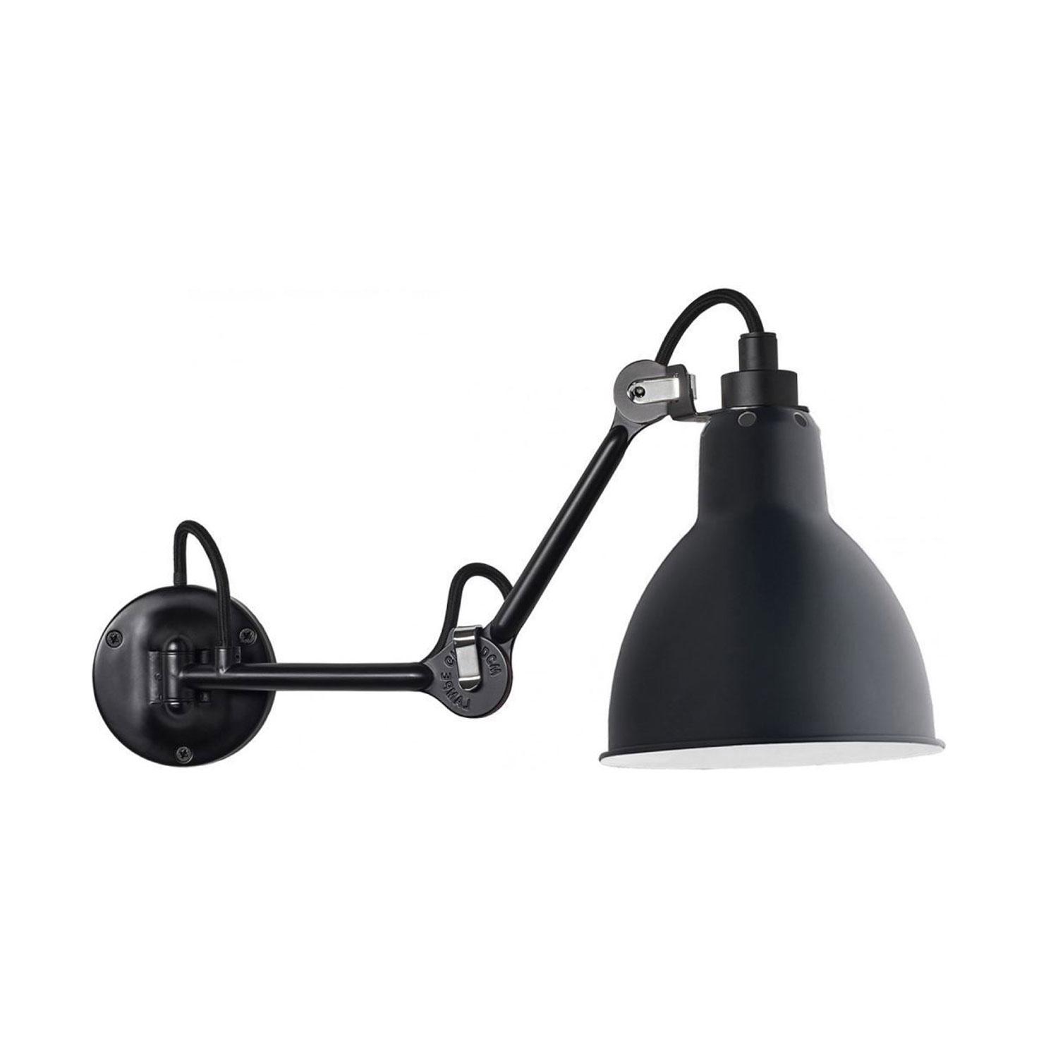 Lampe Gras N304 wall lamp mat black hardwired