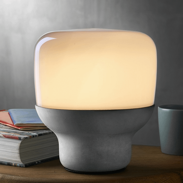Nude Smooth Bordlampe Klart Glas