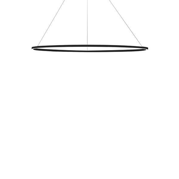 Nemo Ellisse Minor Lampadario Nero/Bianco Downlight 3000k