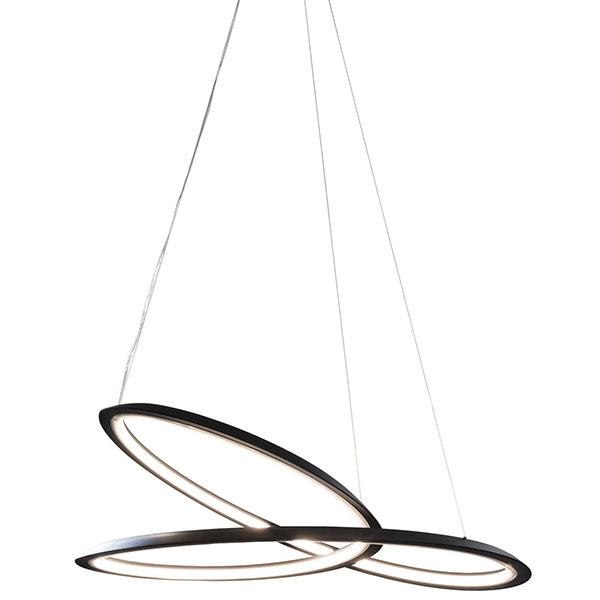 Nemo Kepler Hanglamp Zwart Inbouwspot 3000K