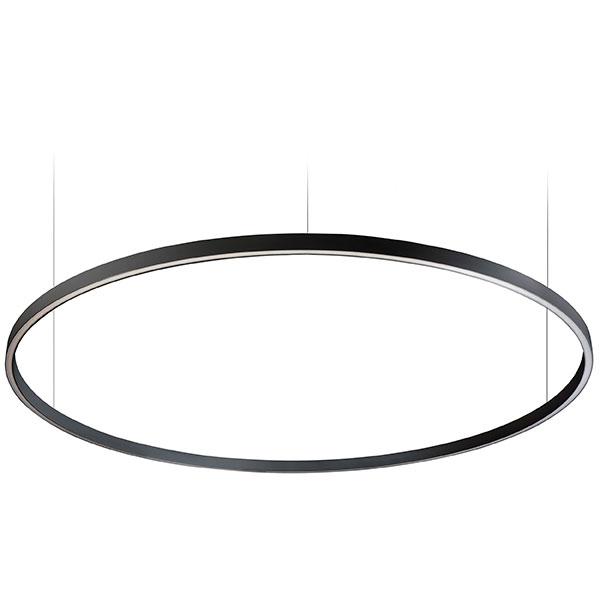 Ilti Luce Zirkol C Nero Lampadario Ø150 4000K Up/Downlight