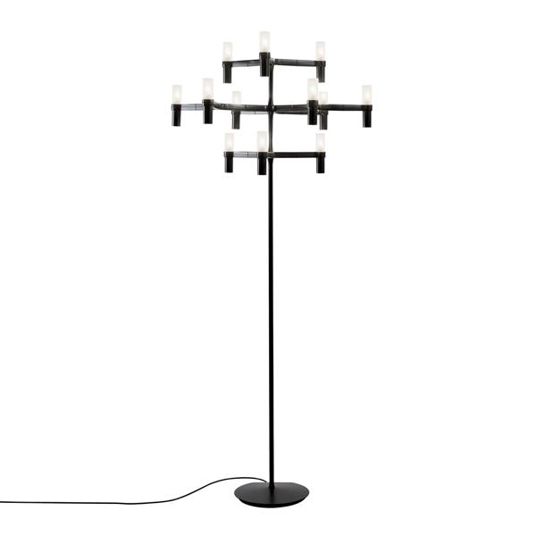 Nemo Crown Gulvlampe Sort
