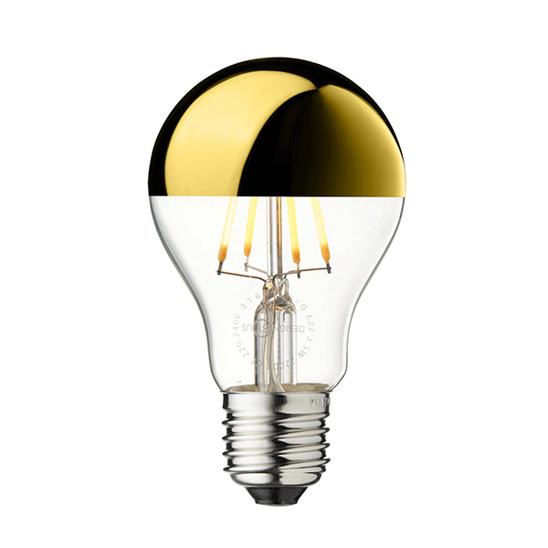 Design by Us Arbitrary XL Pære E27 LED 3,5W Guld