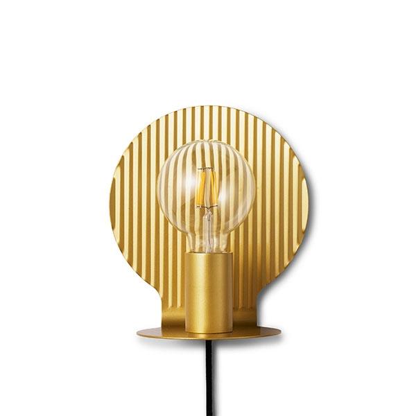Normann Copenhagen Tivoli Plate Væglampe Guld