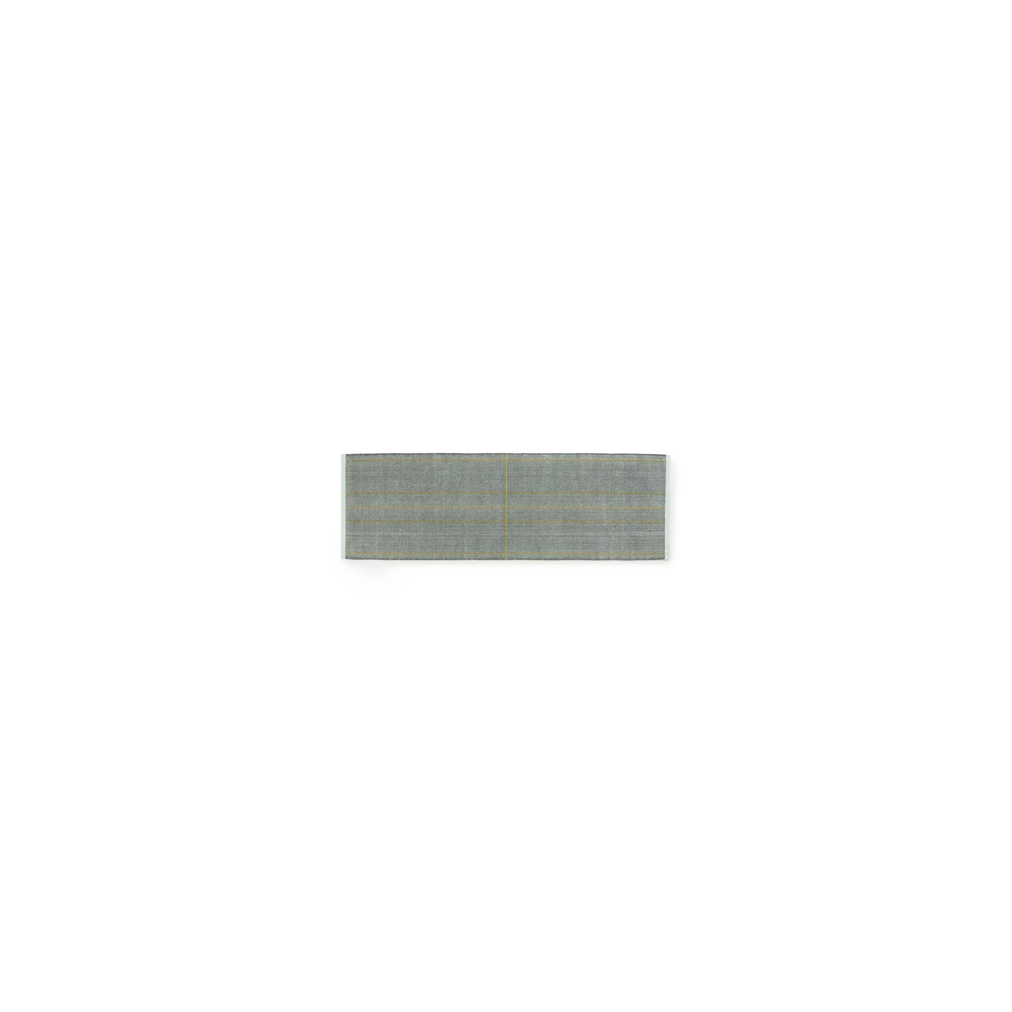 Dywan Normann Copenhagen Seam 80x250 w odcieniach niebieskiego