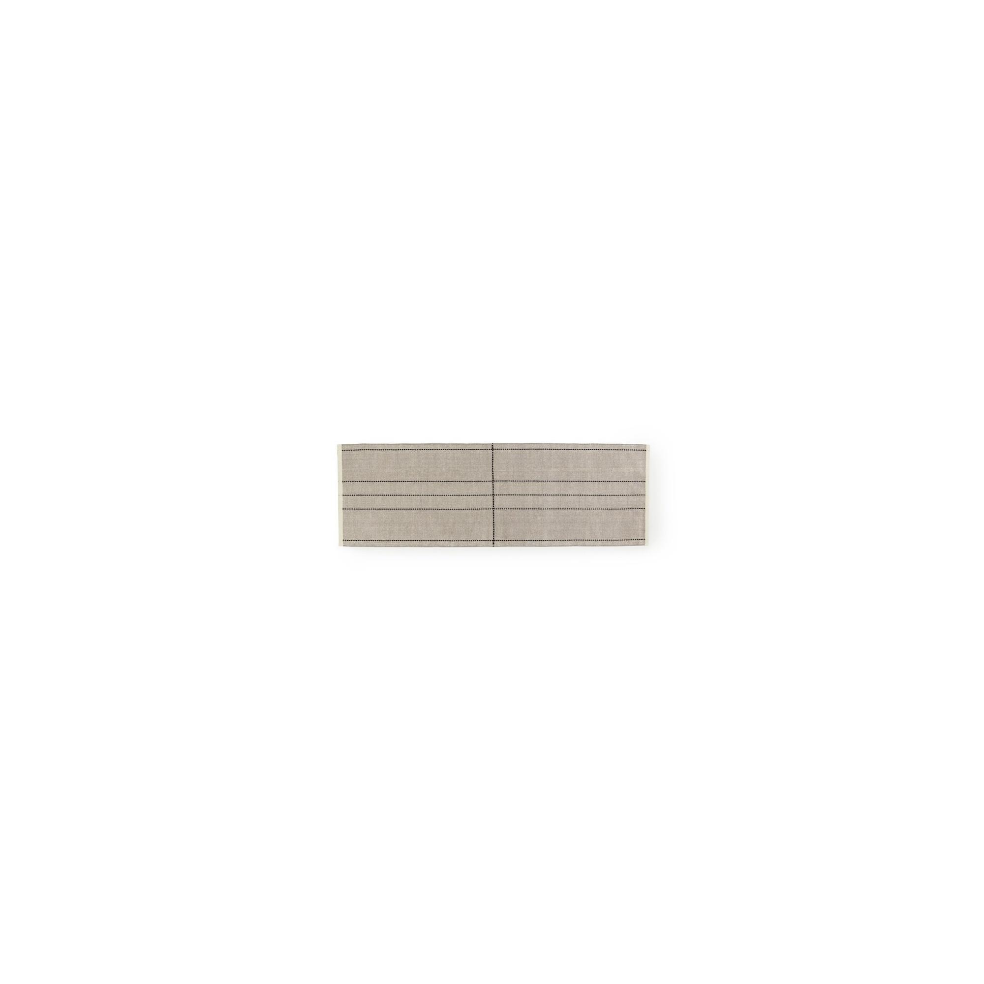 Normann Copenhagen Seam Rug 80x250 Grey Tones
