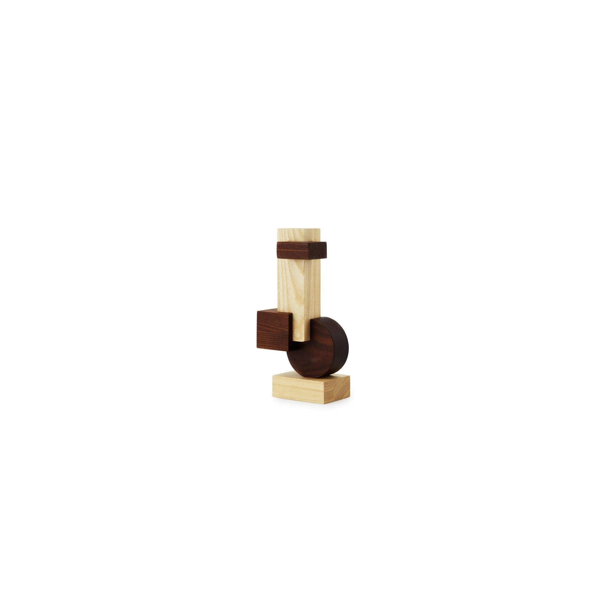 Normann Copenhagen Join Skulptur Medium Karbonisert Ask