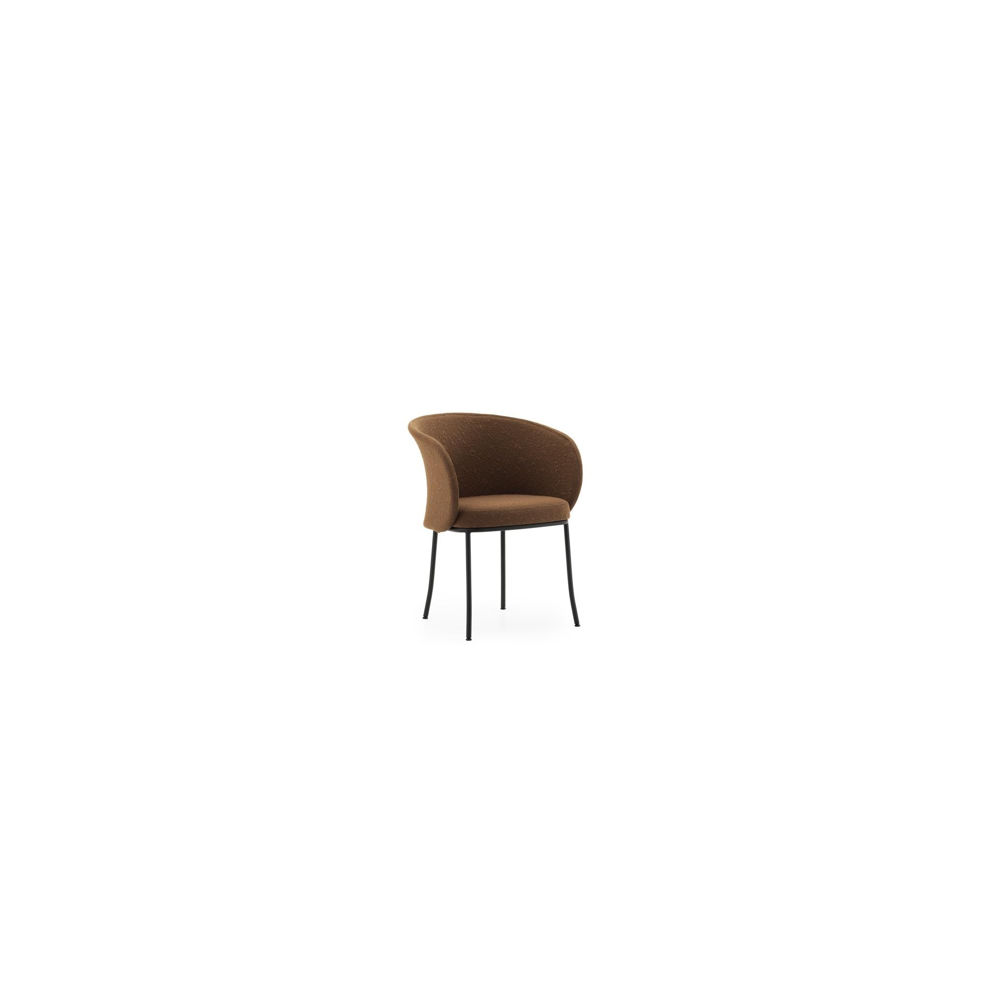 Normann Copenhagen Knit Spisebordsstol Sort/Brandy