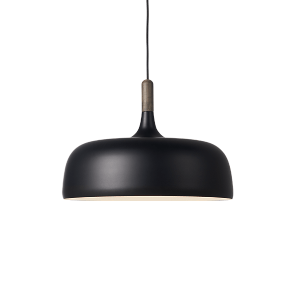Northern Lighting Acorn Black Pendant