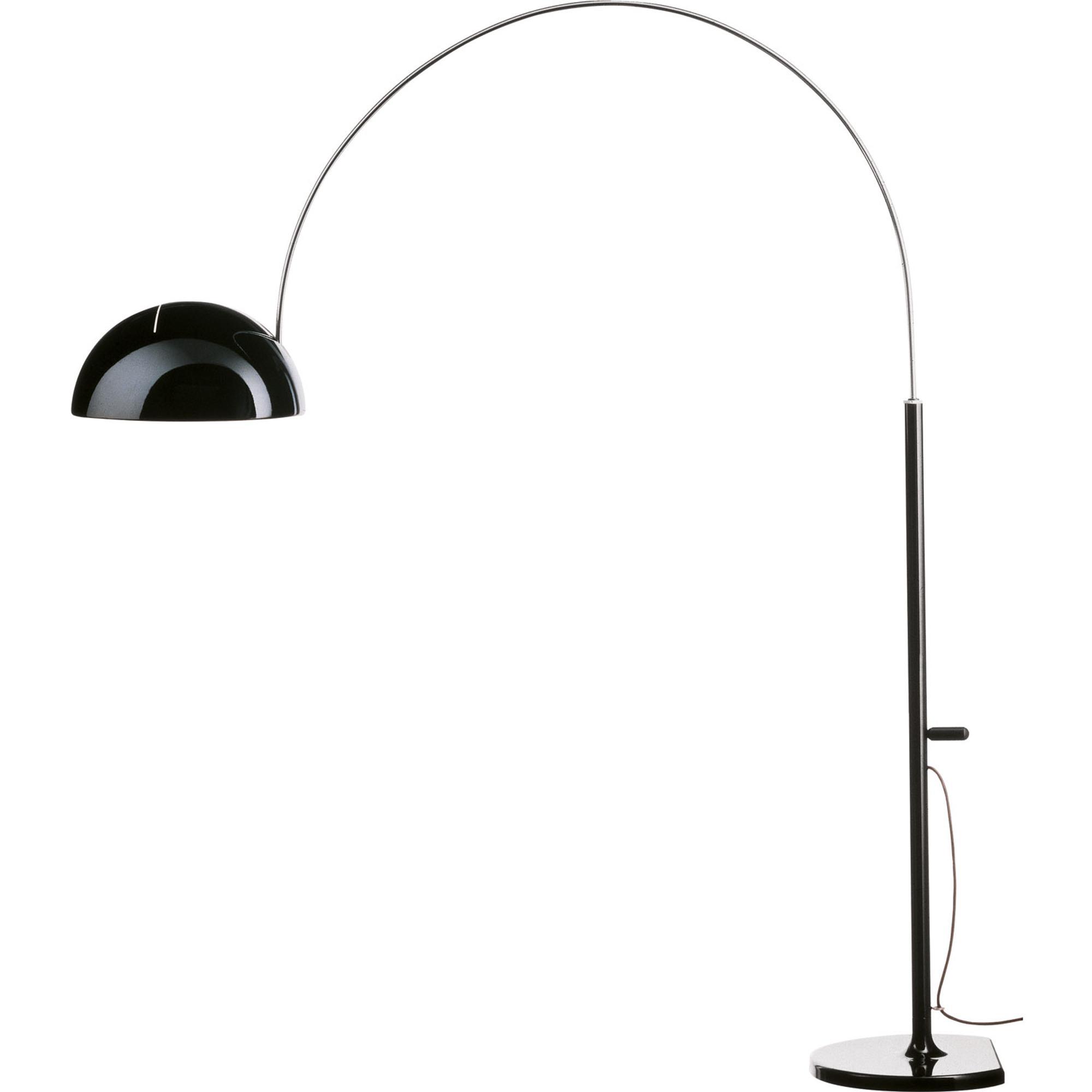 Oluce Coupé 3320R Floor Lamp Black