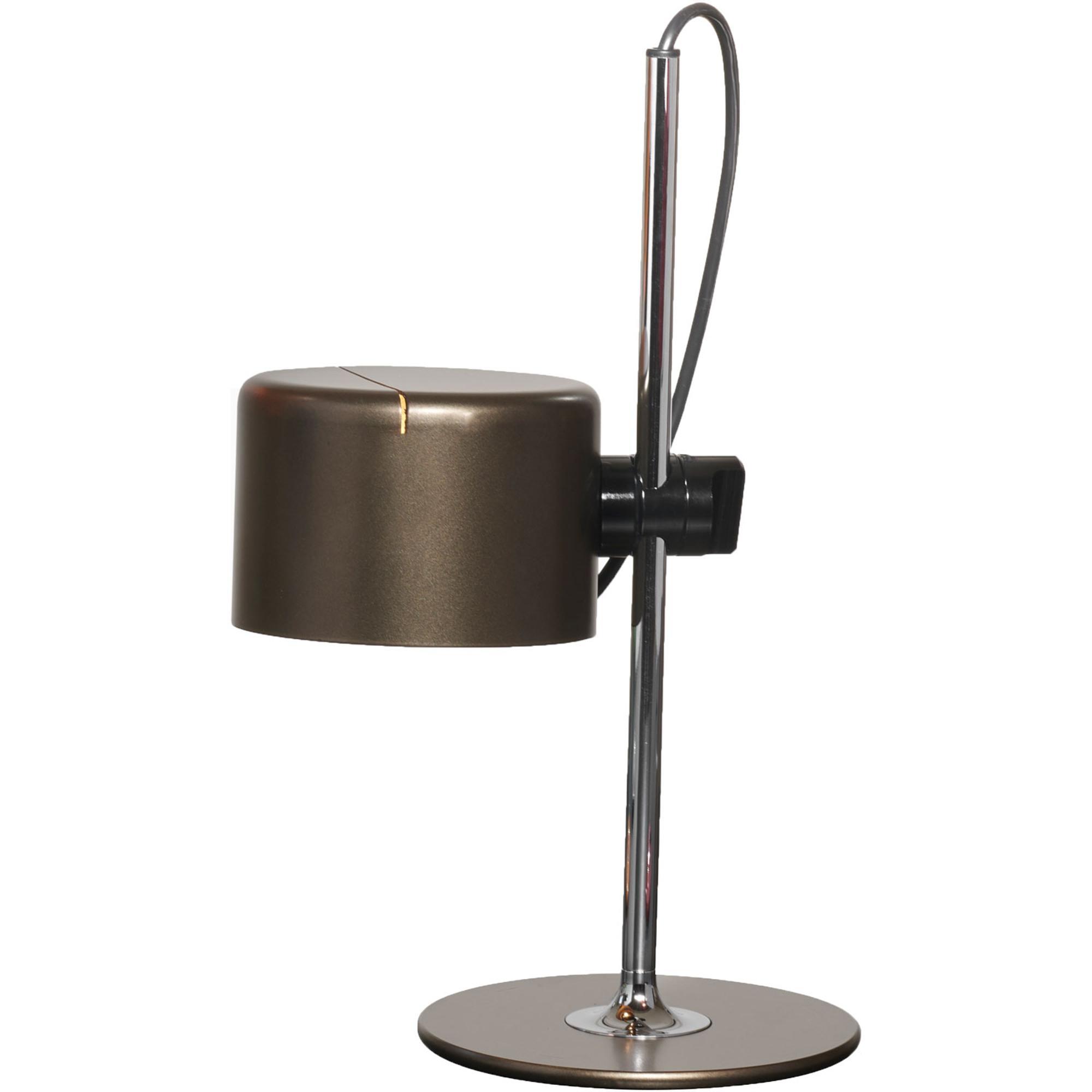 Oluce Mini Coupé 2201 Table Lamp Anodic Bronze