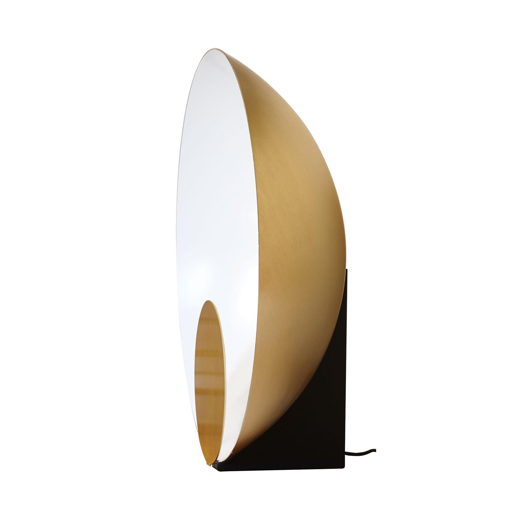 Oluce Siro 287 Table Lamp Satin Gold