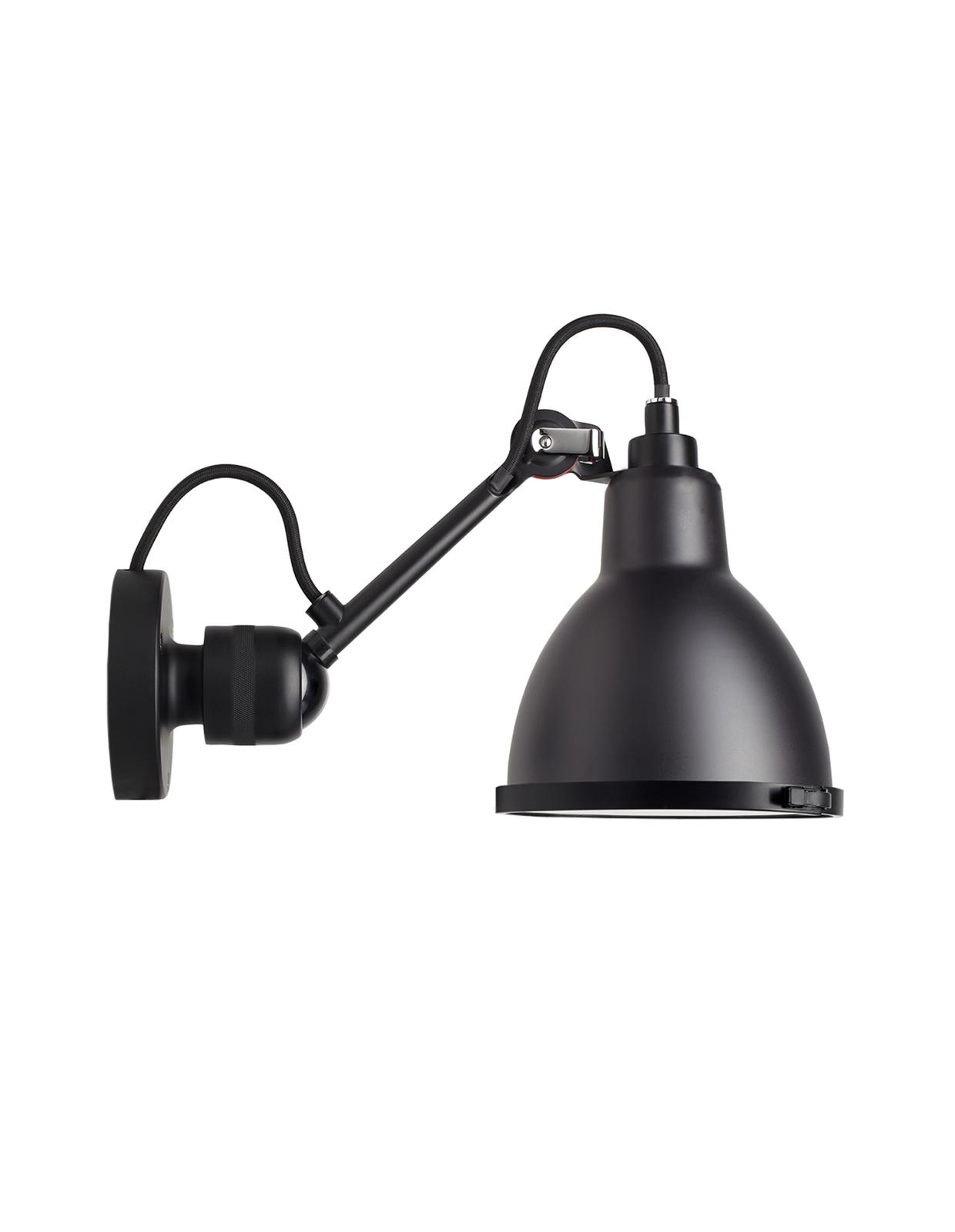 Lampe Gras N304 Wall Lamp Bathroom Matt Black