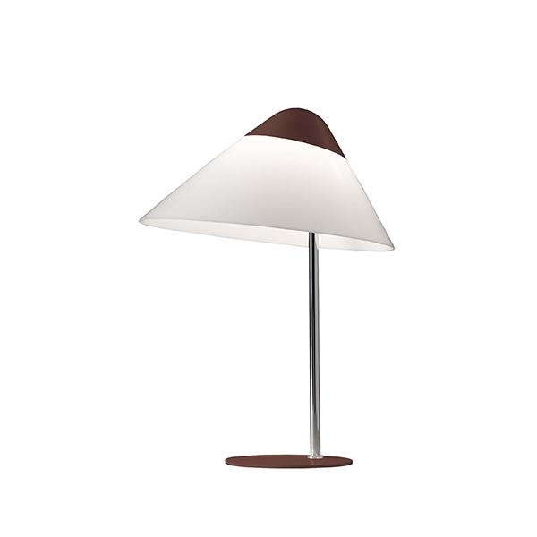 Pandul Opala MINI Table Lamp Red Top, Red Base
