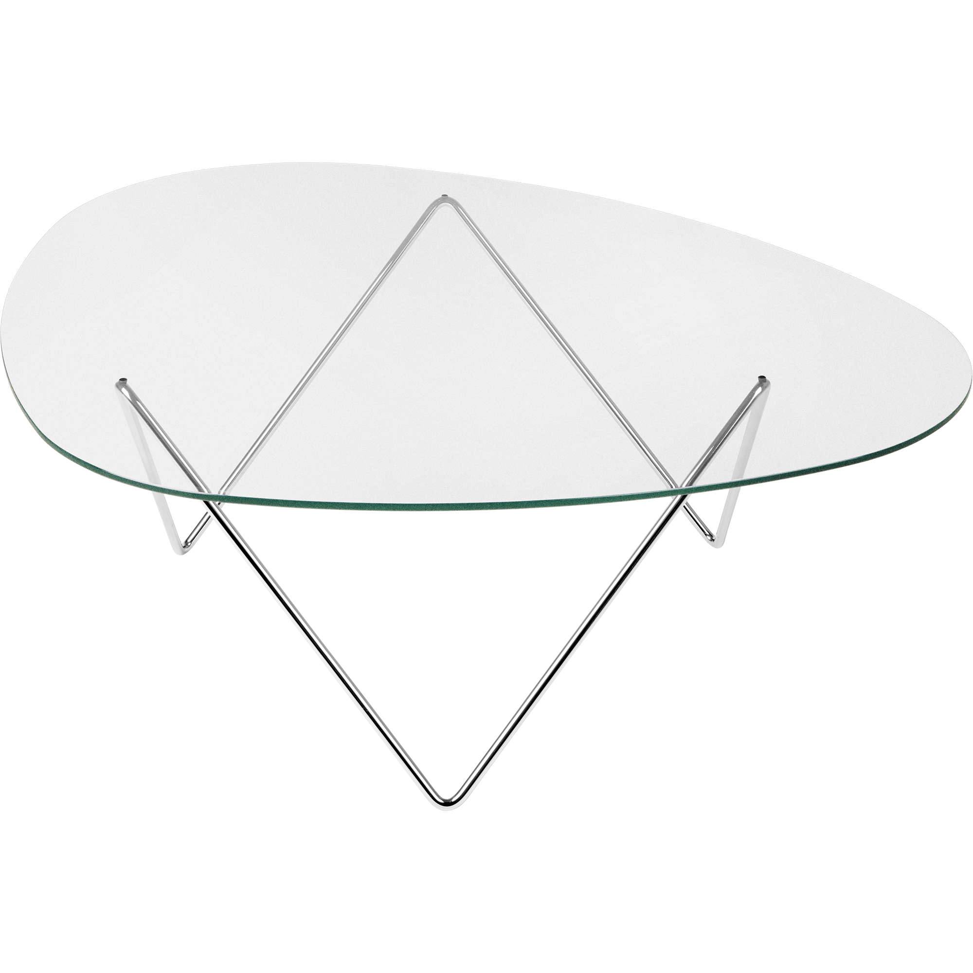 GUBI Pedrera Coffee Table Chrome