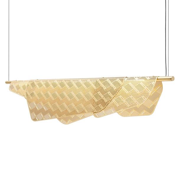 Petite Friture MEDITERRANEA 100 CM DIMMABLE Pendant lamp Brushed brass