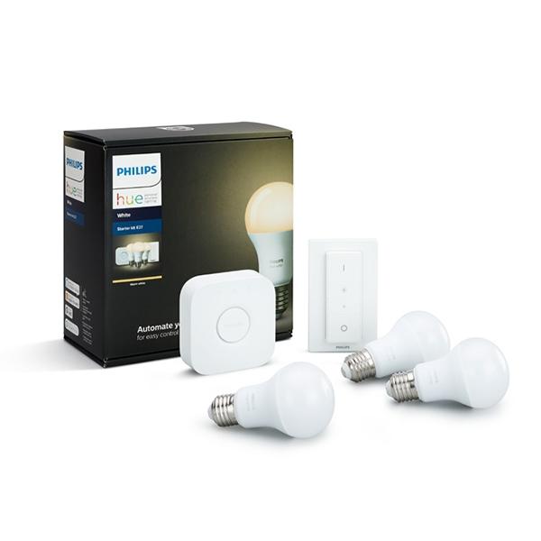 Philips Hue White 9.5W E27 Starter Pack