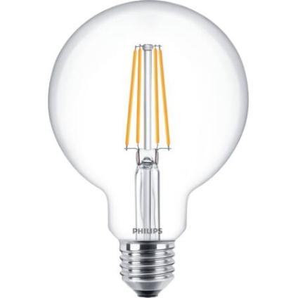 E27 GLOBE LED 5,9W 2700K 806Lm - Dimbaar - Philips Master Filament