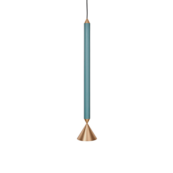 Pholc APOLLO 59 Pendant Blue/Polished Brass