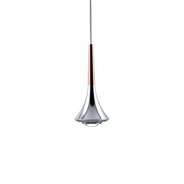 Lodes Rain SO Pendant Chrome & Rose Gold