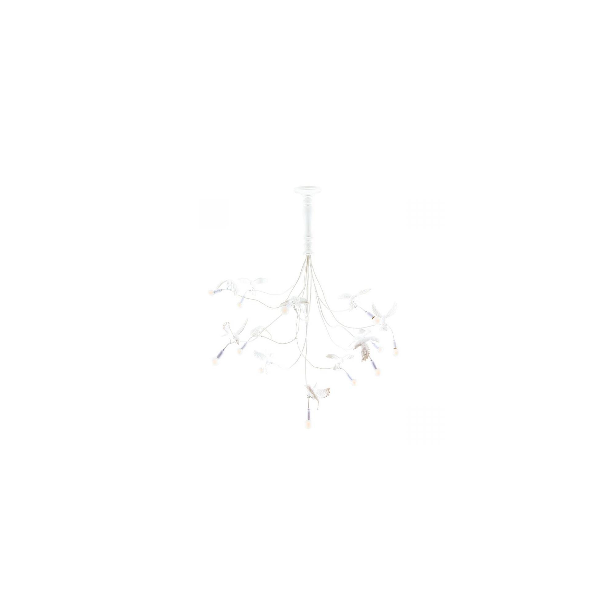 Seletti Sparrow Chandelier White