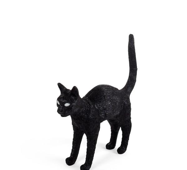 Seletti Jobby The Cat Bordlampe Sort