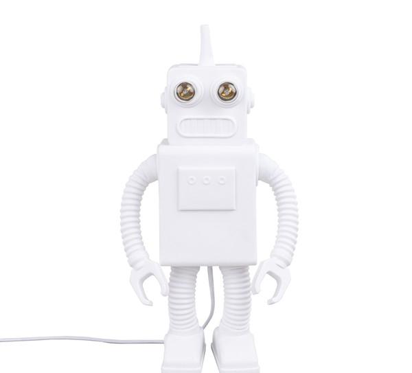Seletti Robot Bordlampe Hvid