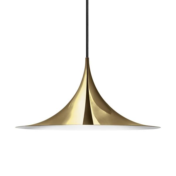 GUBI Semi Pendant Medium Brass