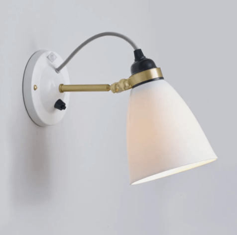 Original BTC Hector Medium Dome Applique Murale avec Interrupteur